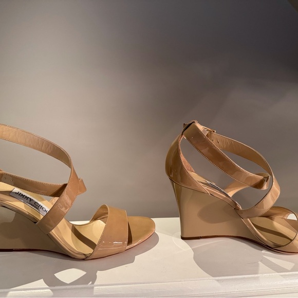 Jimmy Choo Fearne Crisscross Wedge Sandal - Picture 5 of 6